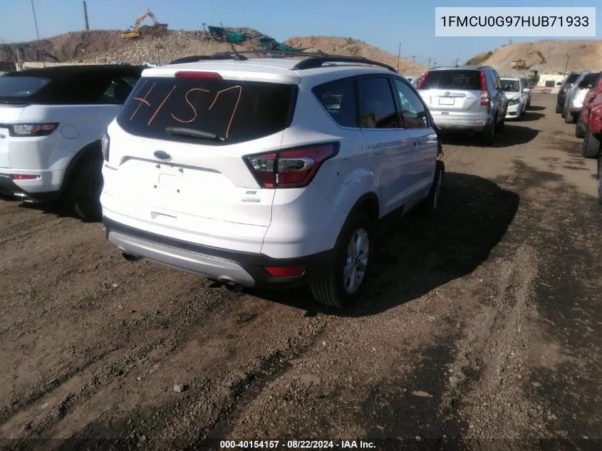 2017 Ford Escape Se VIN: 1FMCU0G97HUB71933 Lot: 40154157