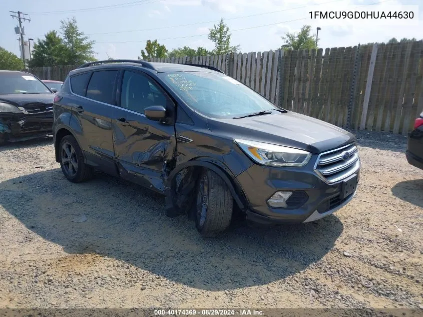 2017 Ford Escape Se VIN: 1FMCU9GD0HUA44630 Lot: 40174369