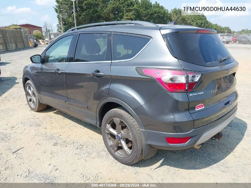 2017 Ford Escape Se VIN: 1FMCU9GD0HUA44630 Lot: 40174369