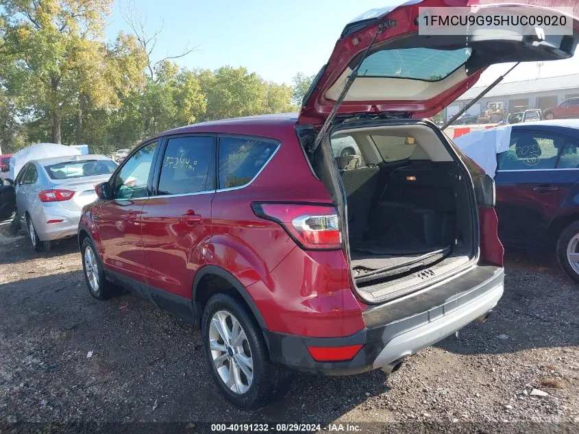 2017 Ford Escape Se VIN: 1FMCU9G95HUC09020 Lot: 40191232