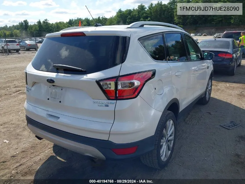 1FMCU9JD7HUE28090 2017 Ford Escape Titanium