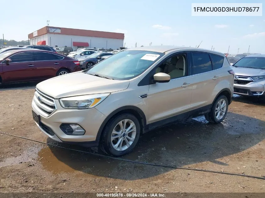 1FMCU0GD3HUD78677 2017 Ford Escape Se