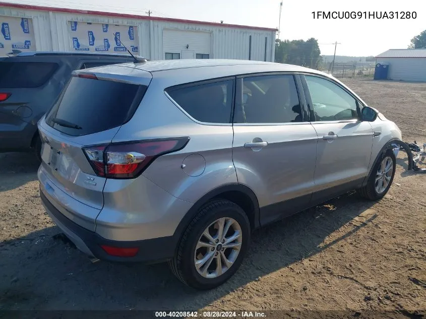 1FMCU0G91HUA31280 2017 Ford Escape Se