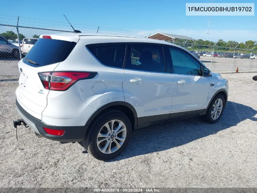 2017 Ford Escape Se VIN: 1FMCU0GD8HUB19702 Lot: 40208978