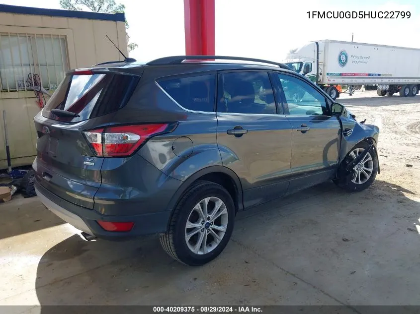 1FMCU0GD5HUC22799 2017 Ford Escape Se