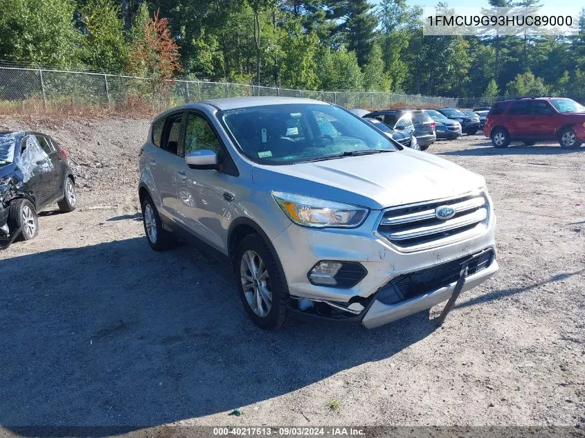 1FMCU9G93HUC89000 2017 Ford Escape Se