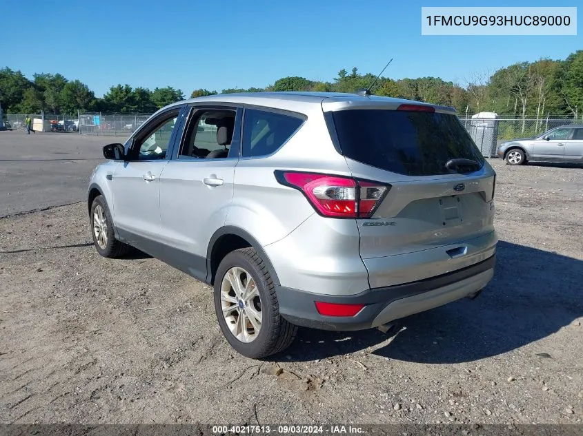 1FMCU9G93HUC89000 2017 Ford Escape Se