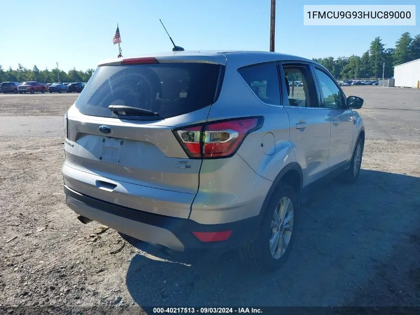 1FMCU9G93HUC89000 2017 Ford Escape Se