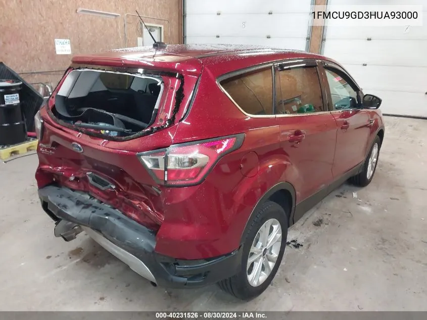 1FMCU9GD3HUA93000 2017 Ford Escape Se