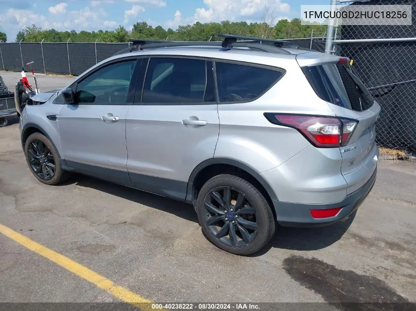 2017 Ford Escape Se VIN: 1FMCU0GD2HUC18256 Lot: 40238222