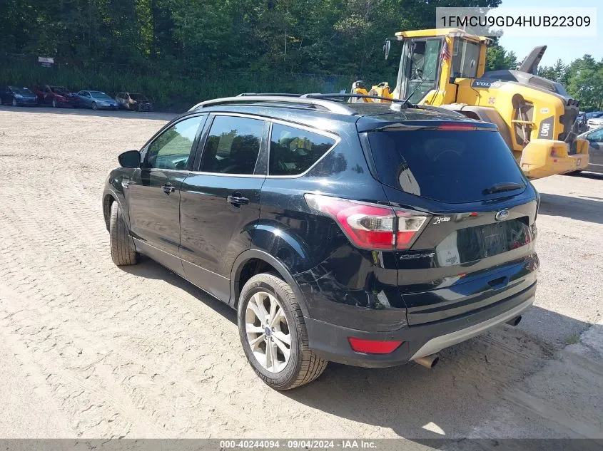 1FMCU9GD4HUB22309 2017 Ford Escape Se