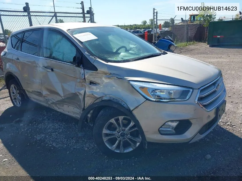 2017 Ford Escape Se VIN: 1FMCU0GD9HUB14623 Lot: 40248253