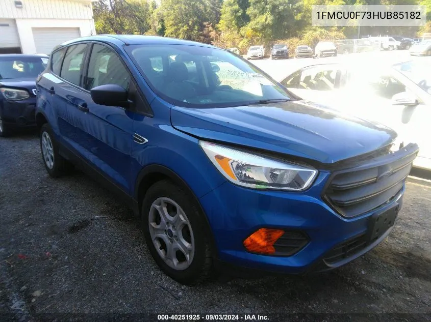 2017 Ford Escape S VIN: 1FMCU0F73HUB85182 Lot: 40251925