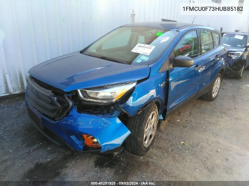 2017 Ford Escape S VIN: 1FMCU0F73HUB85182 Lot: 40251925