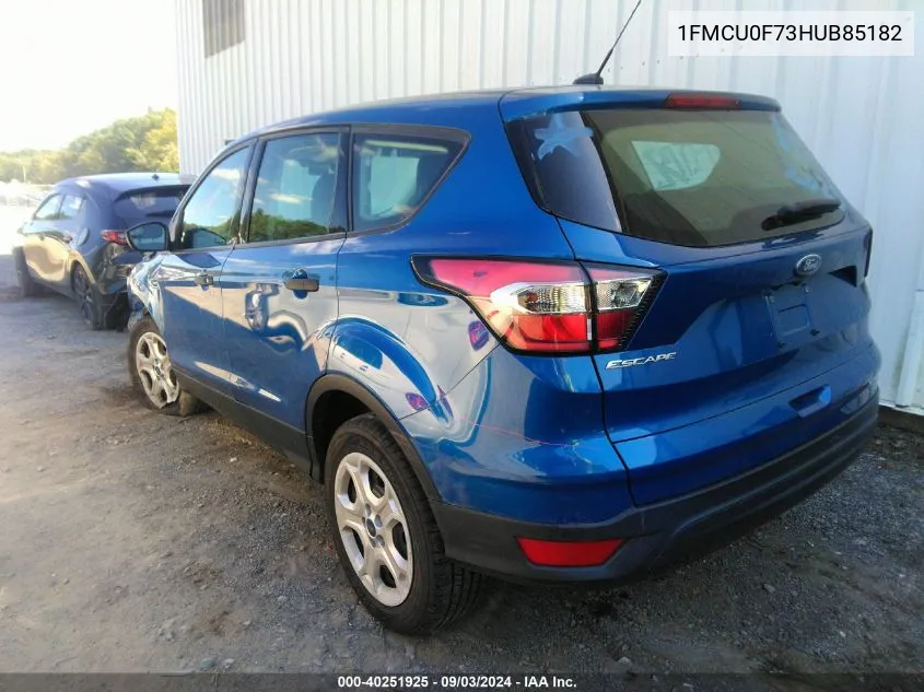 2017 Ford Escape S VIN: 1FMCU0F73HUB85182 Lot: 40251925