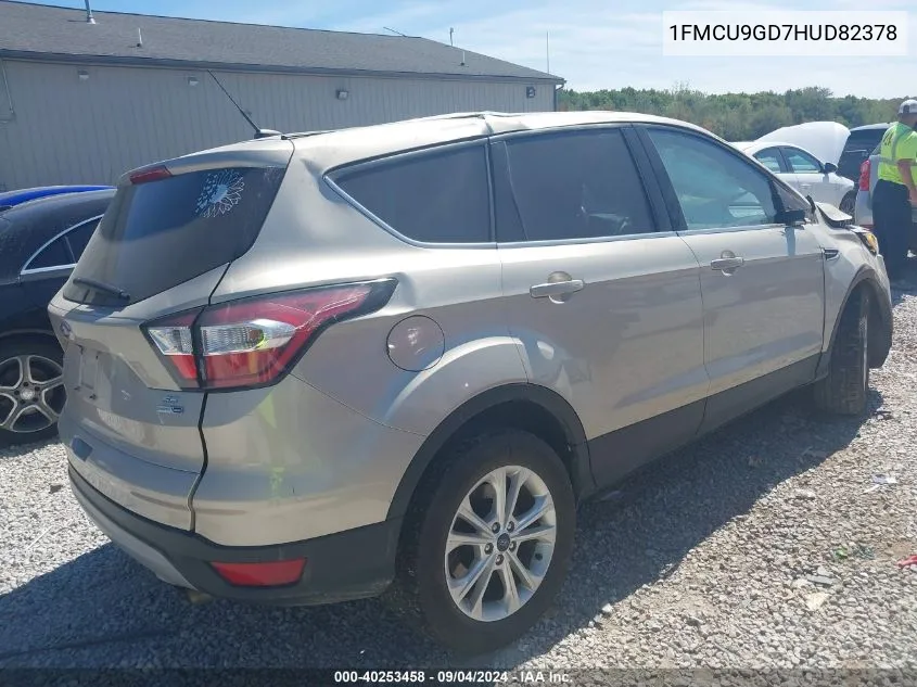 2017 Ford Escape Se VIN: 1FMCU9GD7HUD82378 Lot: 40253458