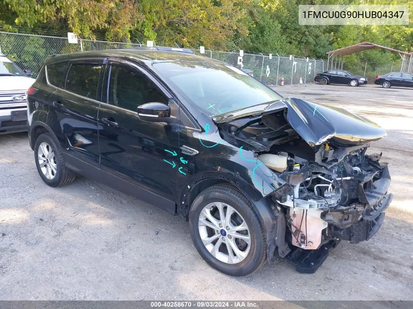 2017 Ford Escape Se VIN: 1FMCU0G90HUB04347 Lot: 40258670