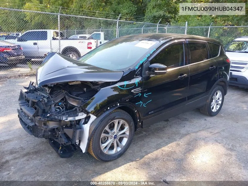 2017 Ford Escape Se VIN: 1FMCU0G90HUB04347 Lot: 40258670