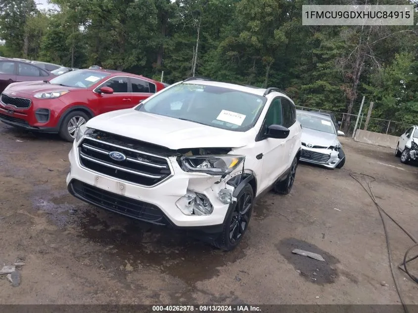 2017 Ford Escape Se VIN: 1FMCU9GDXHUC84915 Lot: 40262978