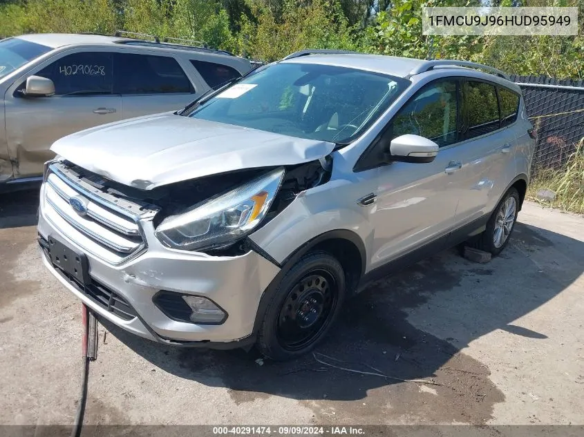 2017 Ford Escape Titanium VIN: 1FMCU9J96HUD95949 Lot: 40291474