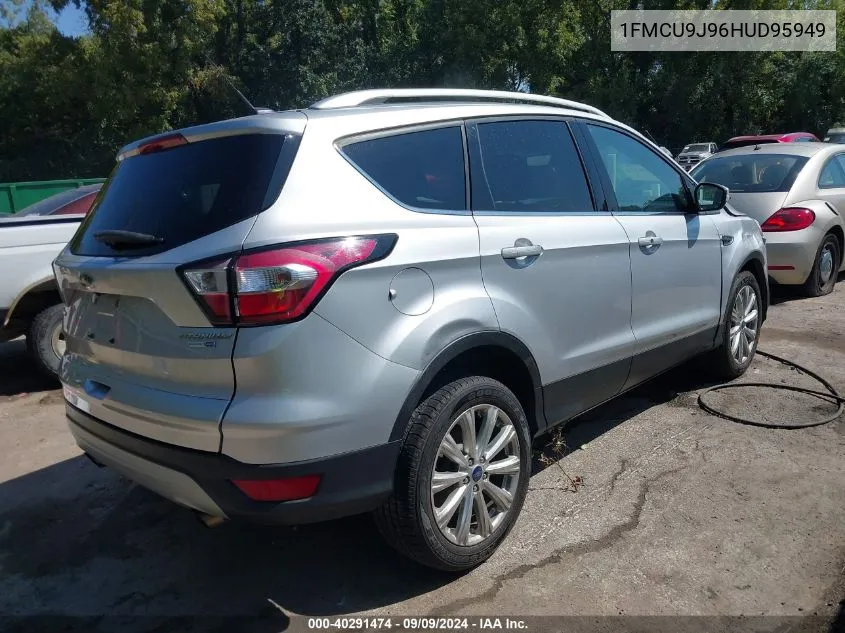 2017 Ford Escape Titanium VIN: 1FMCU9J96HUD95949 Lot: 40291474