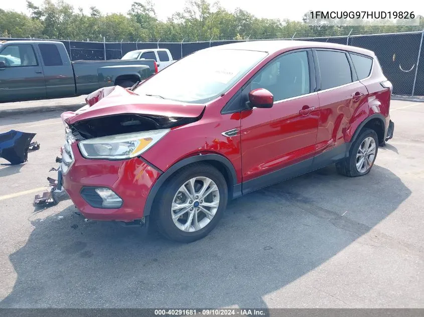 2017 Ford Escape Se VIN: 1FMCU9G97HUD19826 Lot: 40291681