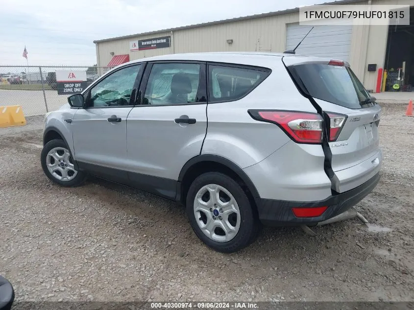 1FMCU0F79HUF01815 2017 Ford Escape S