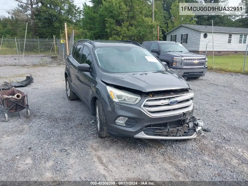 2017 Ford Escape Se VIN: 1FMCU0GD9HUA32911 Lot: 40308209