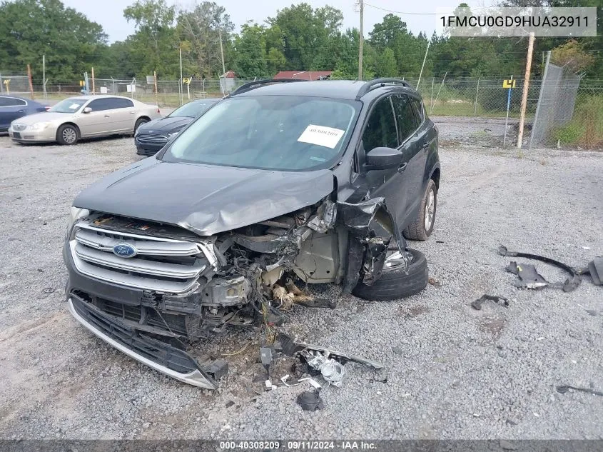 2017 Ford Escape Se VIN: 1FMCU0GD9HUA32911 Lot: 40308209