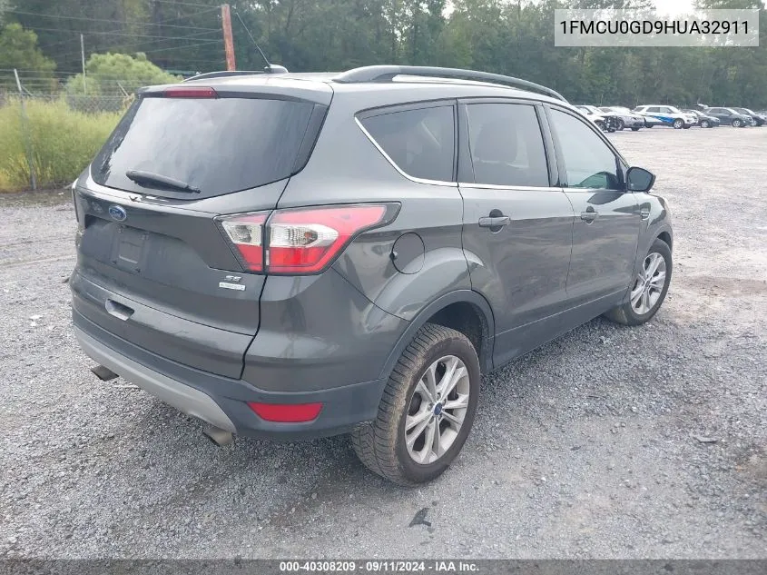 2017 Ford Escape Se VIN: 1FMCU0GD9HUA32911 Lot: 40308209