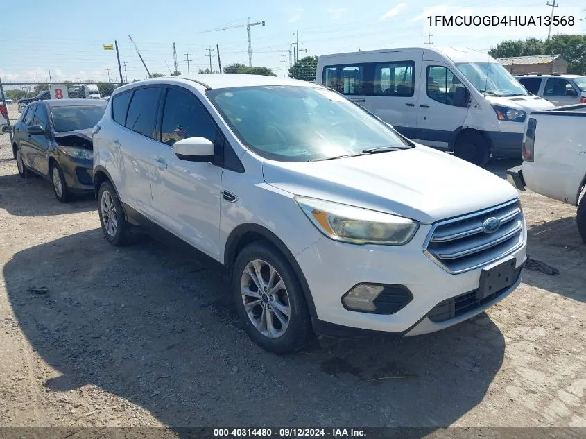 2017 Ford Escape VIN: 1FMCUOGD4HUA13568 Lot: 40314480