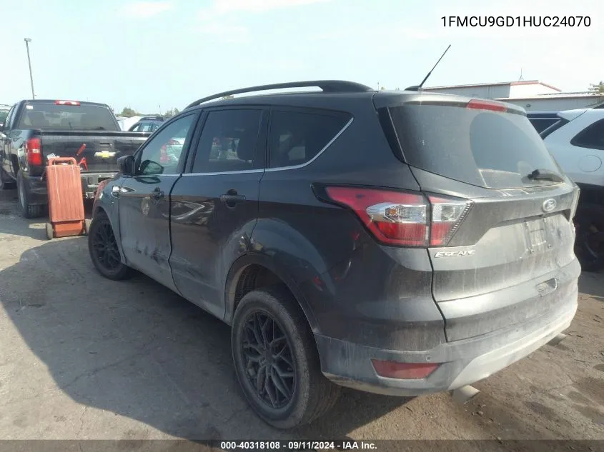 1FMCU9GD1HUC24070 2017 Ford Escape Se