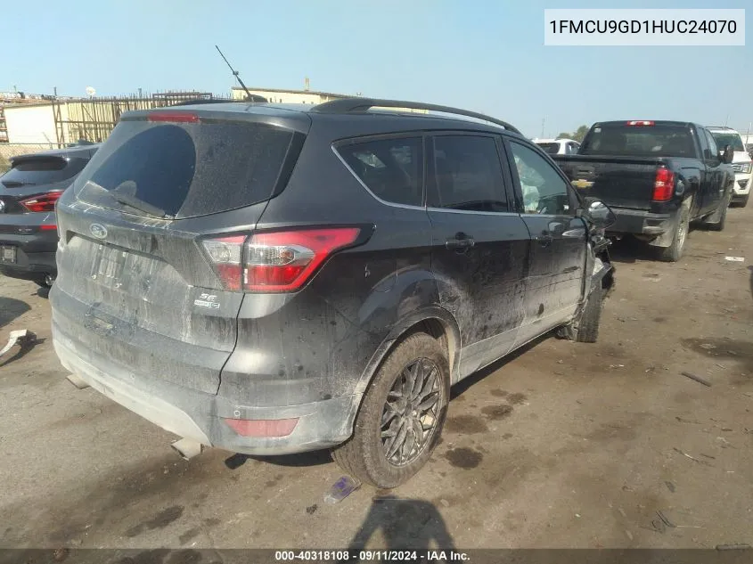 1FMCU9GD1HUC24070 2017 Ford Escape Se