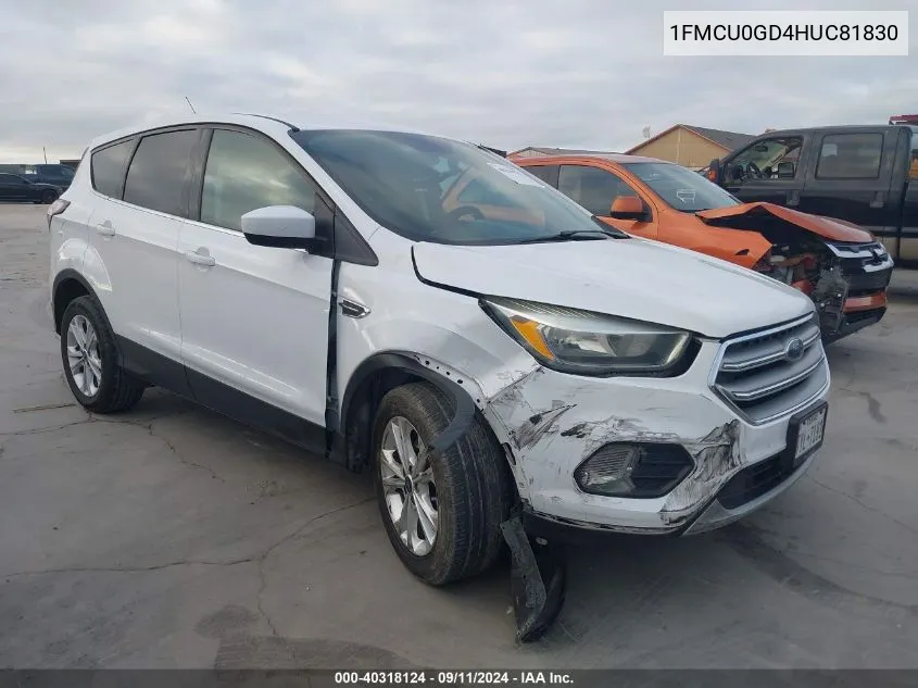 1FMCU0GD4HUC81830 2017 Ford Escape Se