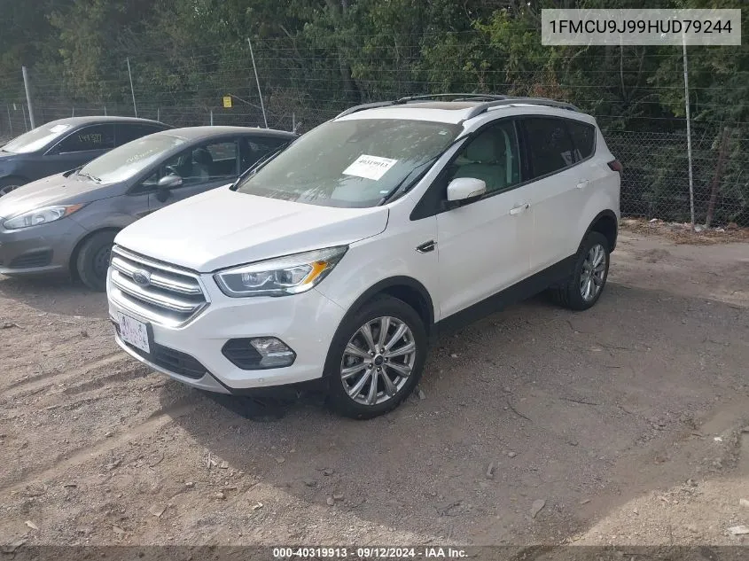 2017 Ford Escape Titanium VIN: 1FMCU9J99HUD79244 Lot: 40319913