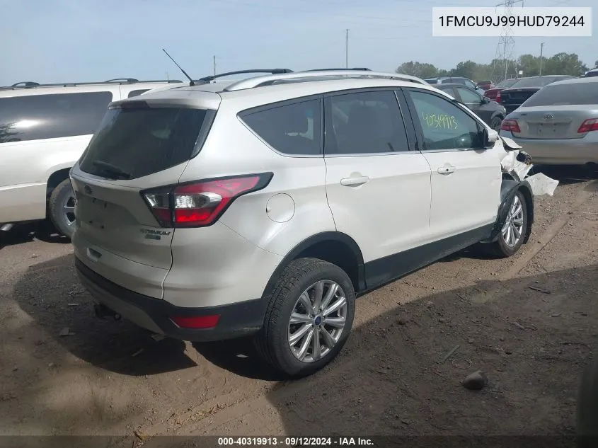 2017 Ford Escape Titanium VIN: 1FMCU9J99HUD79244 Lot: 40319913