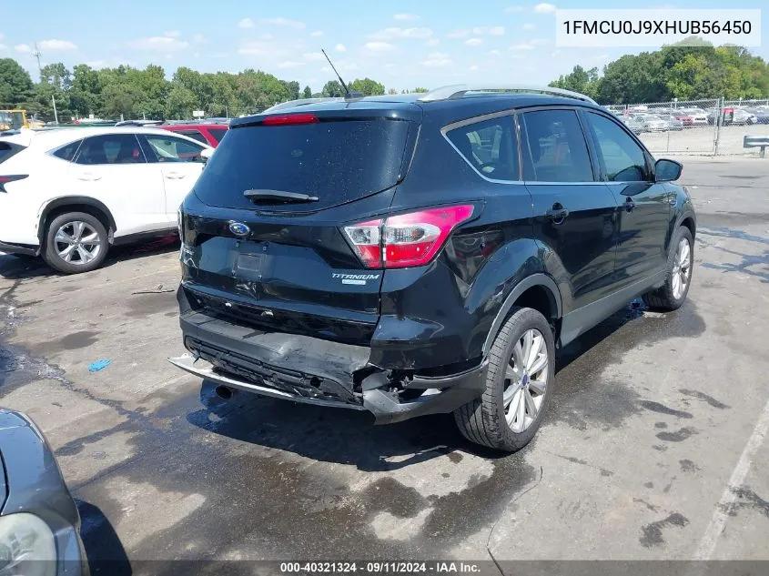 1FMCU0J9XHUB56450 2017 Ford Escape Titanium