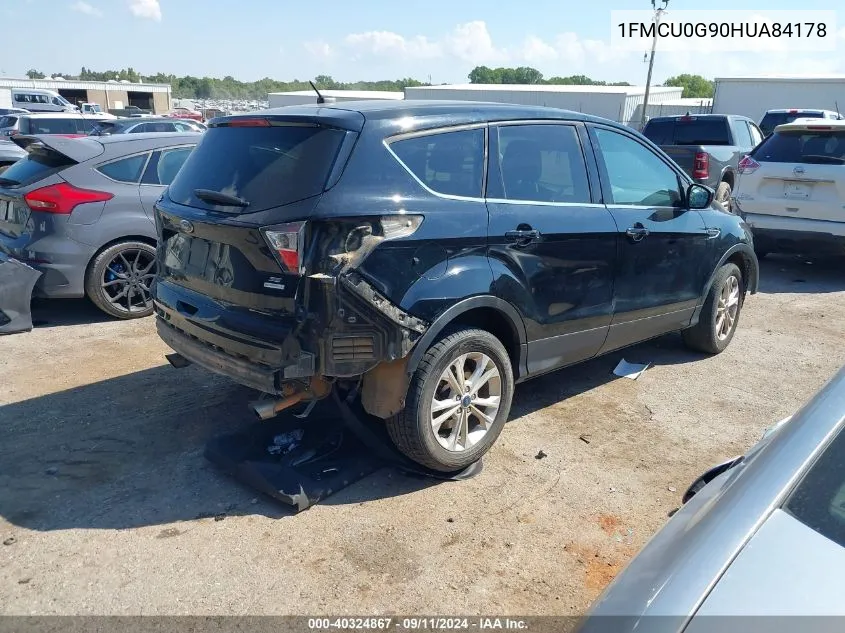 2017 Ford Escape Se VIN: 1FMCU0G90HUA84178 Lot: 40324867