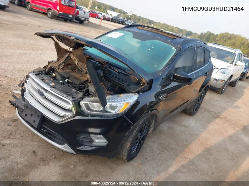 1FMCU9GD3HUD21464 2017 Ford Escape Se