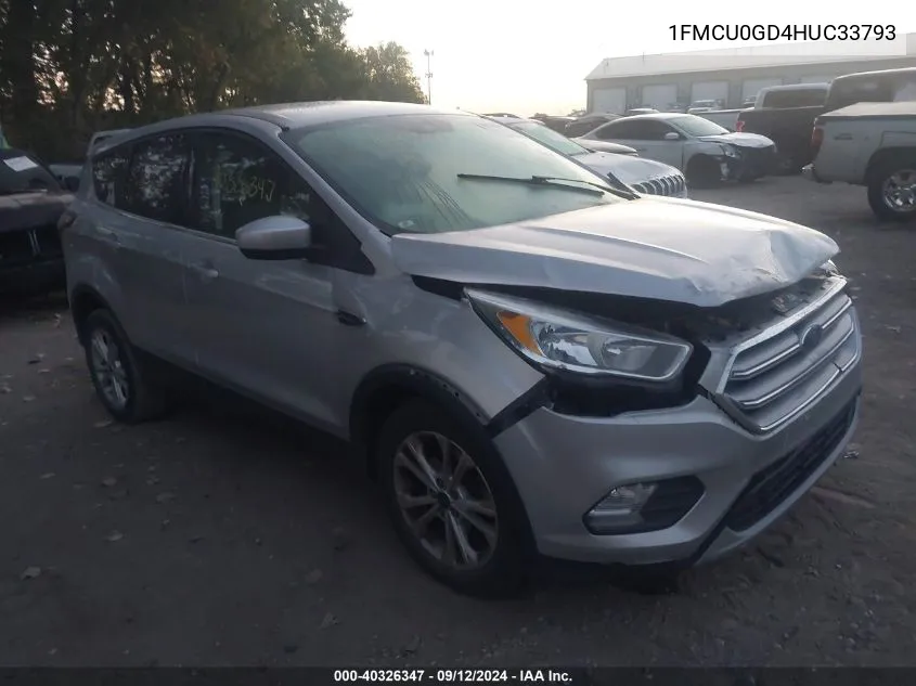 2017 Ford Escape Se VIN: 1FMCU0GD4HUC33793 Lot: 40326347