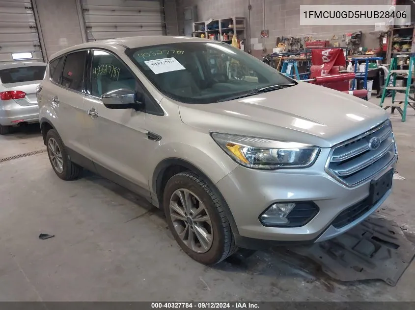 2017 Ford Escape Se VIN: 1FMCU0GD5HUB28406 Lot: 40327784