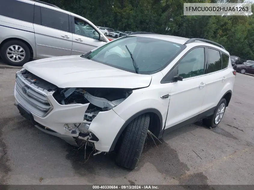 2017 Ford Escape Se VIN: 1FMCU0GD2HUA61263 Lot: 40330684