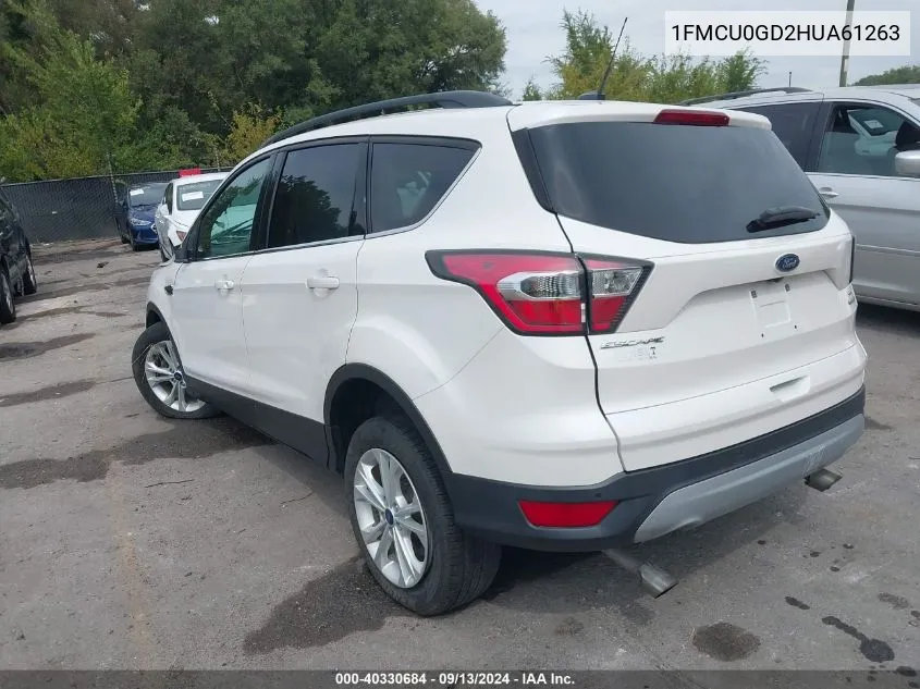 2017 Ford Escape Se VIN: 1FMCU0GD2HUA61263 Lot: 40330684