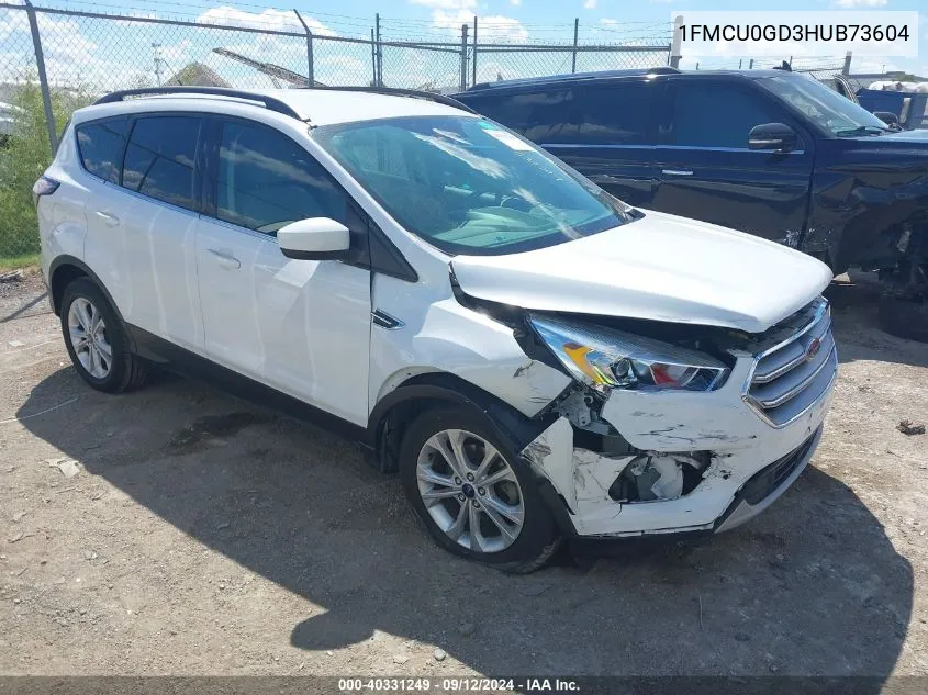 2017 Ford Escape Se VIN: 1FMCU0GD3HUB73604 Lot: 40331249