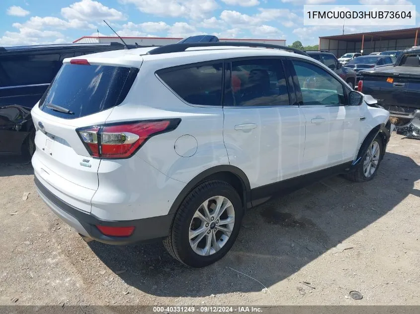 1FMCU0GD3HUB73604 2017 Ford Escape Se