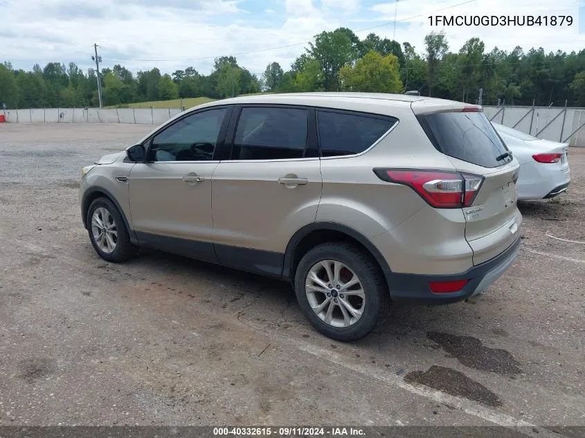 2017 Ford Escape Se VIN: 1FMCU0GD3HUB41879 Lot: 40332615