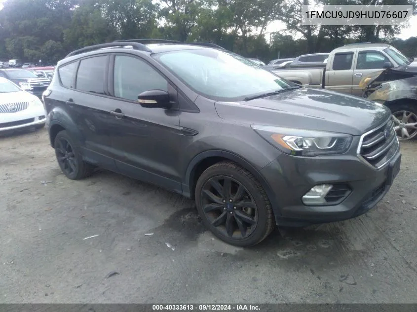 2017 Ford Escape Titanium VIN: 1FMCU9JD9HUD76607 Lot: 40333613