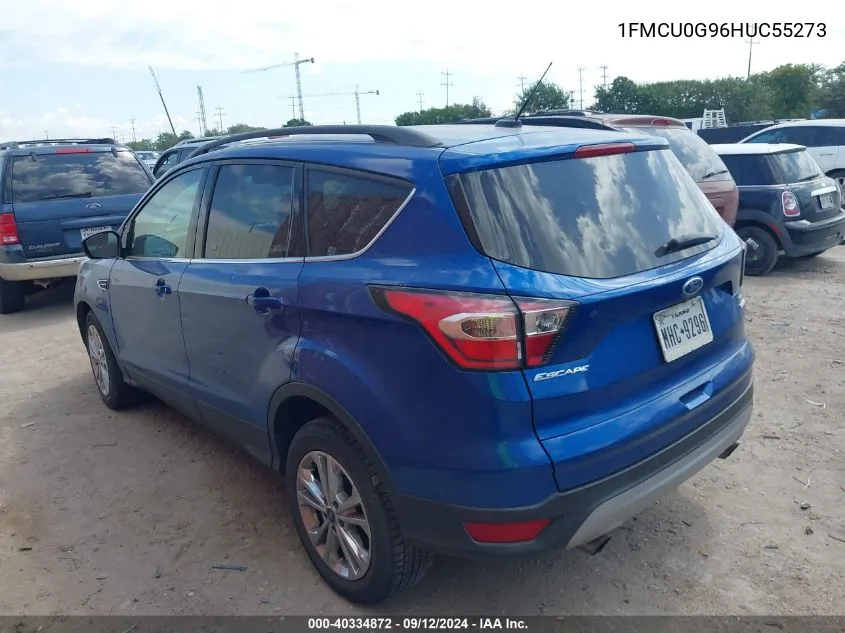 2017 Ford Escape Se VIN: 1FMCU0G96HUC55273 Lot: 40334872