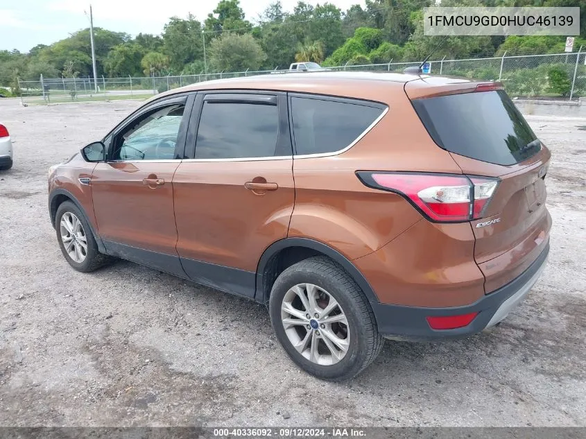 1FMCU9GD0HUC46139 2017 Ford Escape Se