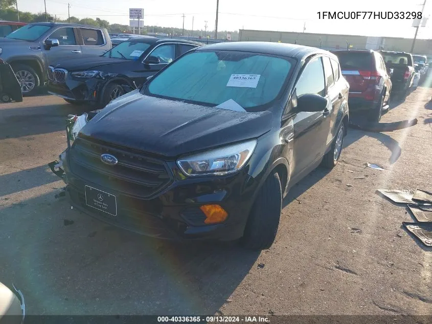 2017 Ford Escape S VIN: 1FMCU0F77HUD33298 Lot: 40336365